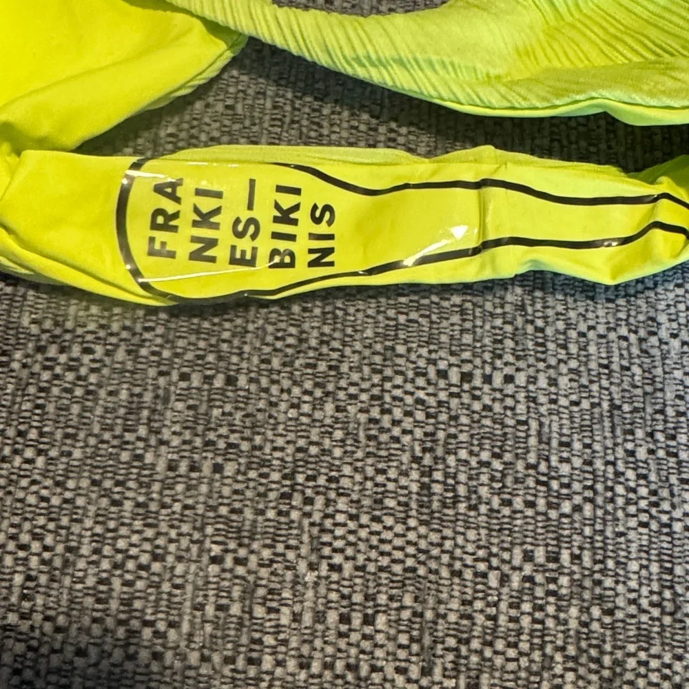 Frankie's Bikinis Neon green Swimwear